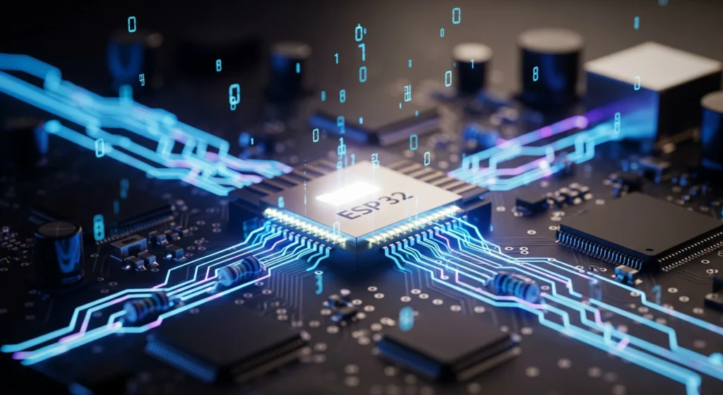 esp32_tamna_stilizirana_pcb_inteligencija