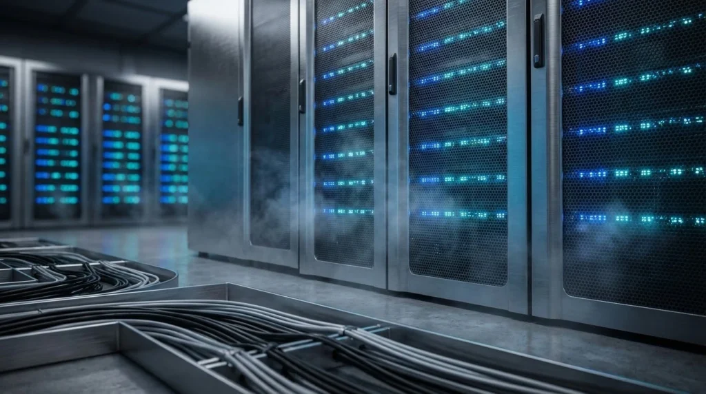 Humidity control and ESD protection in a modern data center