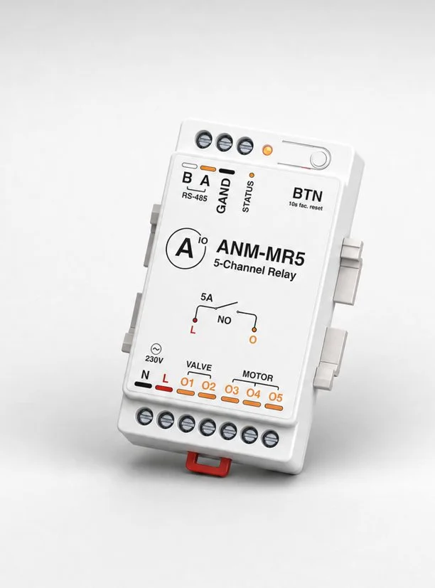 Alledio OEM 5-Channel Modbus Relay Extender - Andivi