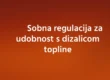 Sobna regulacija za udobnost s dizalicom topline