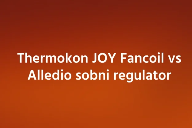 Thermokon JOY Fancoil vs Alledio sobni regulator Thermokon JOY Fancoil vs Alledio sobni regulator